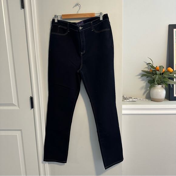 NYDJ Lift Tuck High Rise Blue Jeans 18 - Picture 9 of 11